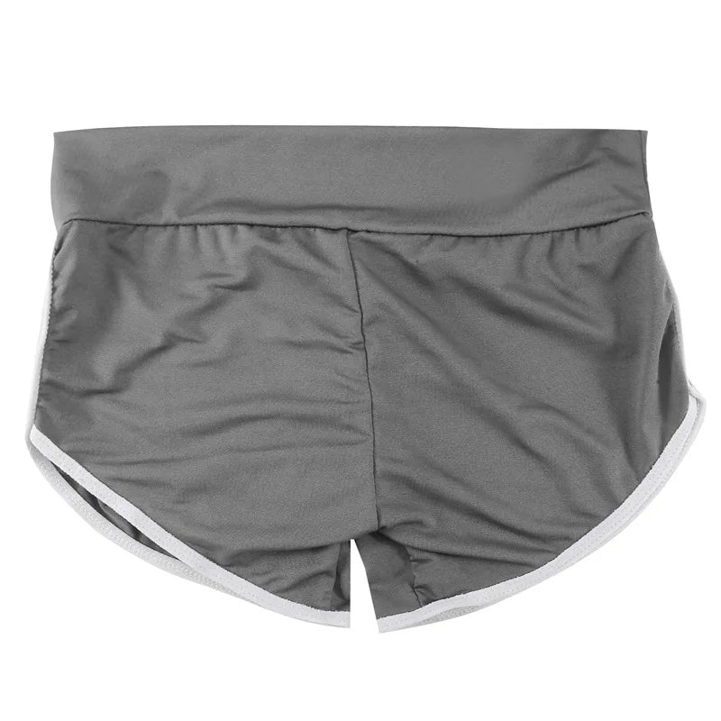 Women Summer Shorts for Sports Fitness Gym Skinny Slim Shorts Causal Yoga Shorts Low Waist Stretchy Short Pants Gym Clothing
